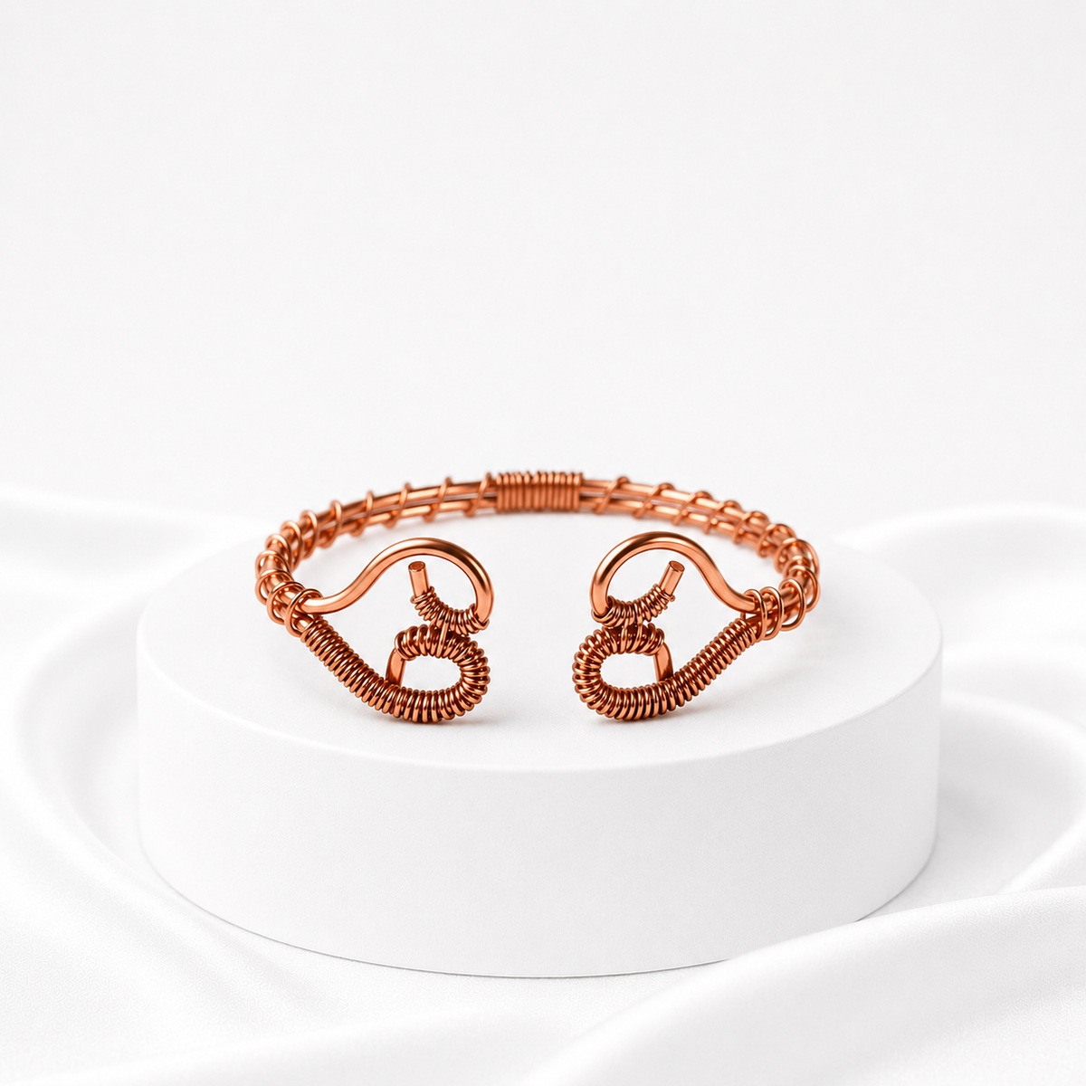 Copper Heart Bracelet