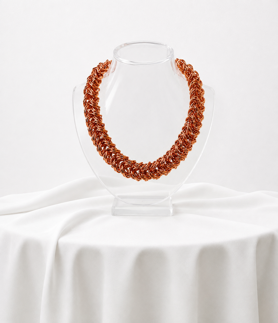 Full Persian Copper Chainmaille Chain 16”-30”