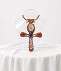 Ankh Crystal Copper Pendant